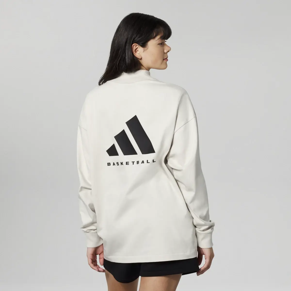 Adidas Basketball Long Sleeve Long-Sleeve Top. 3