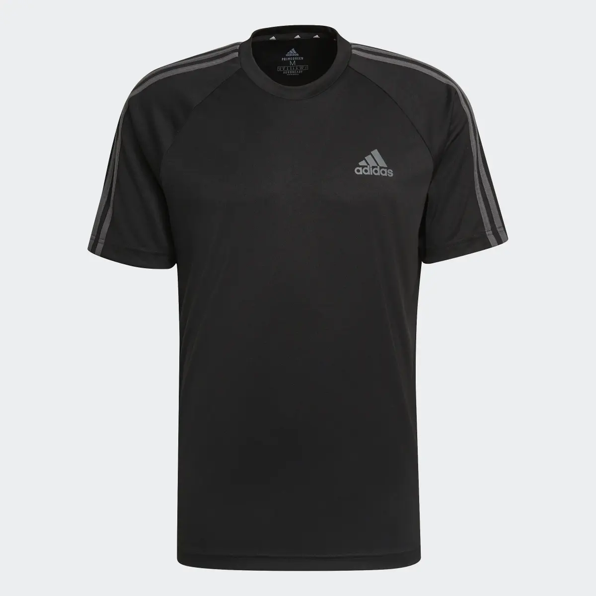 Adidas Playera AEROREADY Sereno 3 Franjas. 1