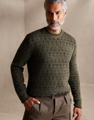 BR ARCHIVES Diamond Wool-Blend Sweater gray
