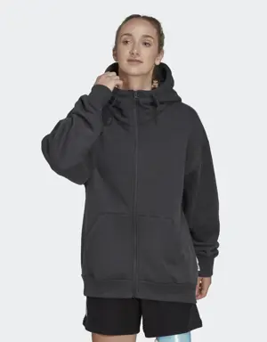 Studio Lounge Fleece Full-Zip Hoodie