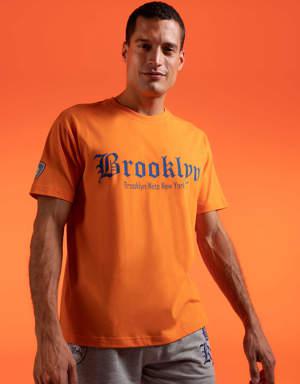 Fit NBA Brooklyn Nets Boxy Fit Sürdürülebilir Tişört