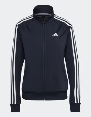 Adidas Primegreen Essentials Warm-Up Slim 3-Stripes Track Jacket