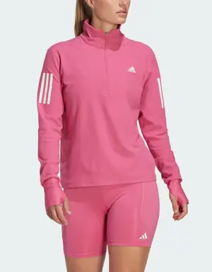 Adidas Sweat-shirt de running 1/2 Zip Own the Run