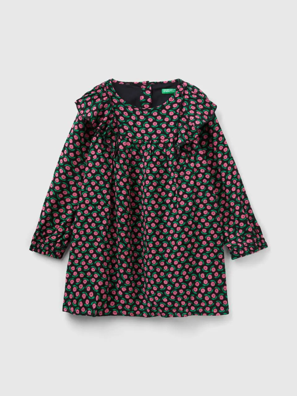 Benetton dress with floral print. 1