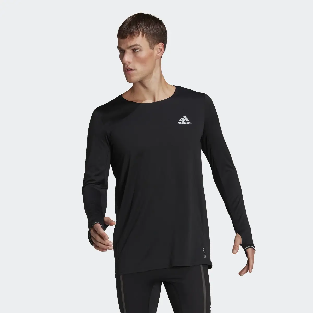 Adidas Fast Long-Sleeve Top. 2