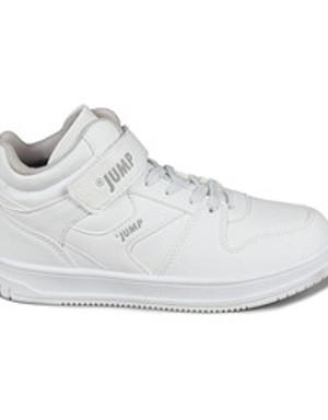 28129 Beyaz - Siyah Yazlık Üniseks Çocuk Sneaker Günlük Spor Ayakkabı