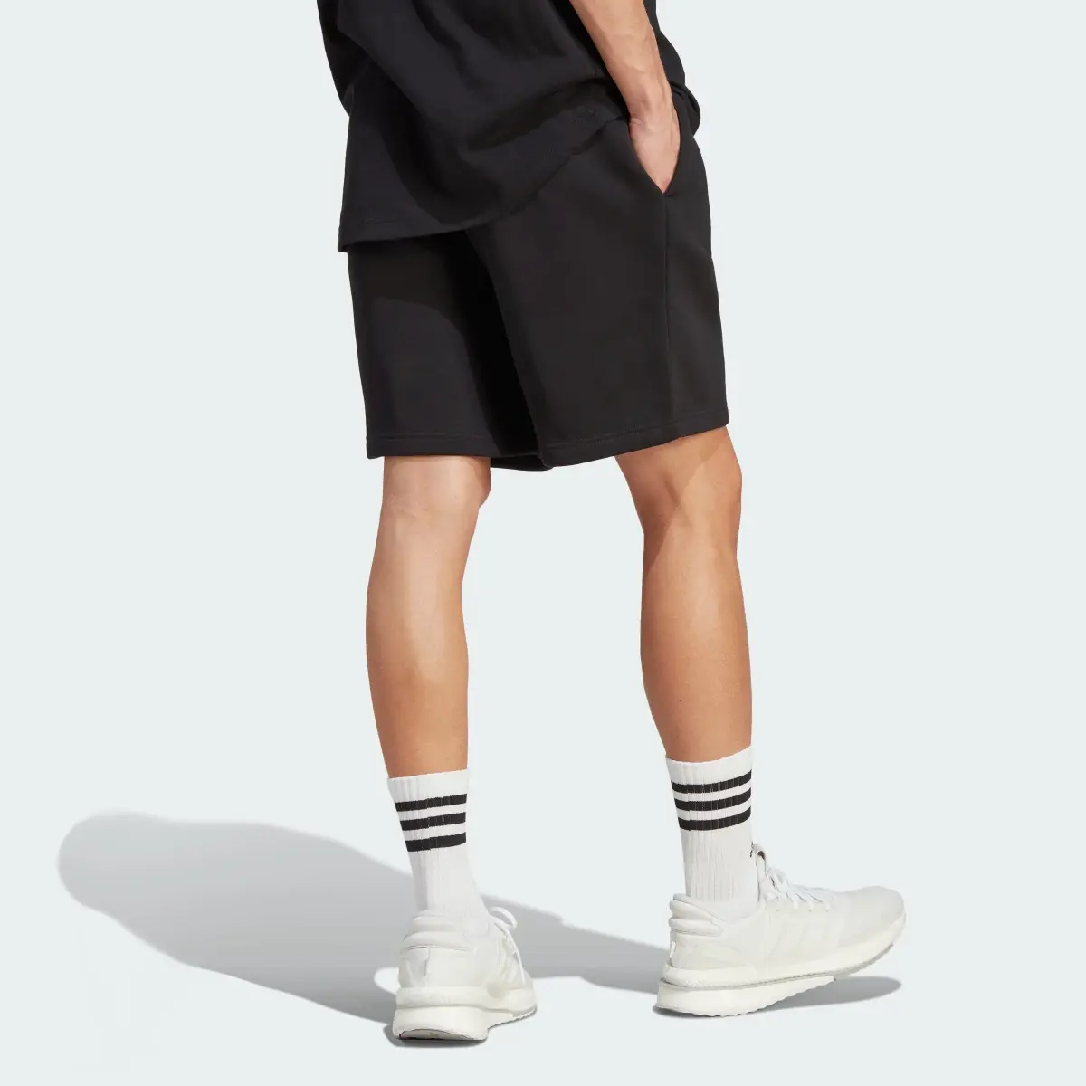 Adidas All SZN Fleece Shorts. 3