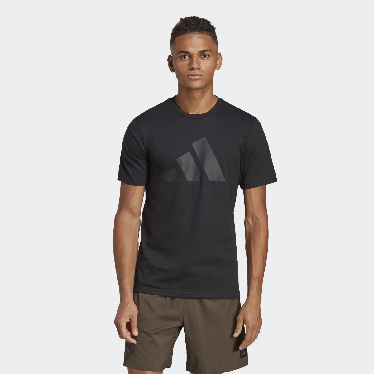 Adidas Train Essentials Feelready Logo Training Tee. 2