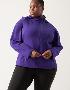 Athleta Glacier Softshell Jacket blue