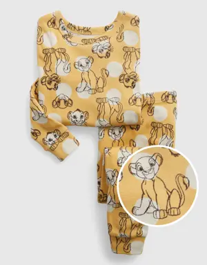 babyGap &#124 Disney 100% Organic Cotton Simba PJ Set yellow