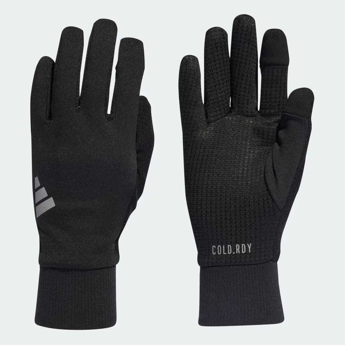 Adidas COLD.RDY Reflective Detail Running Gloves. 1