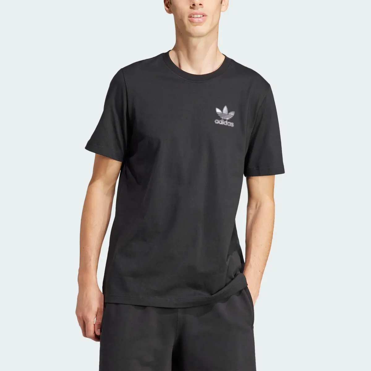 Adidas Graphic Blur Trefoil Tee. 1