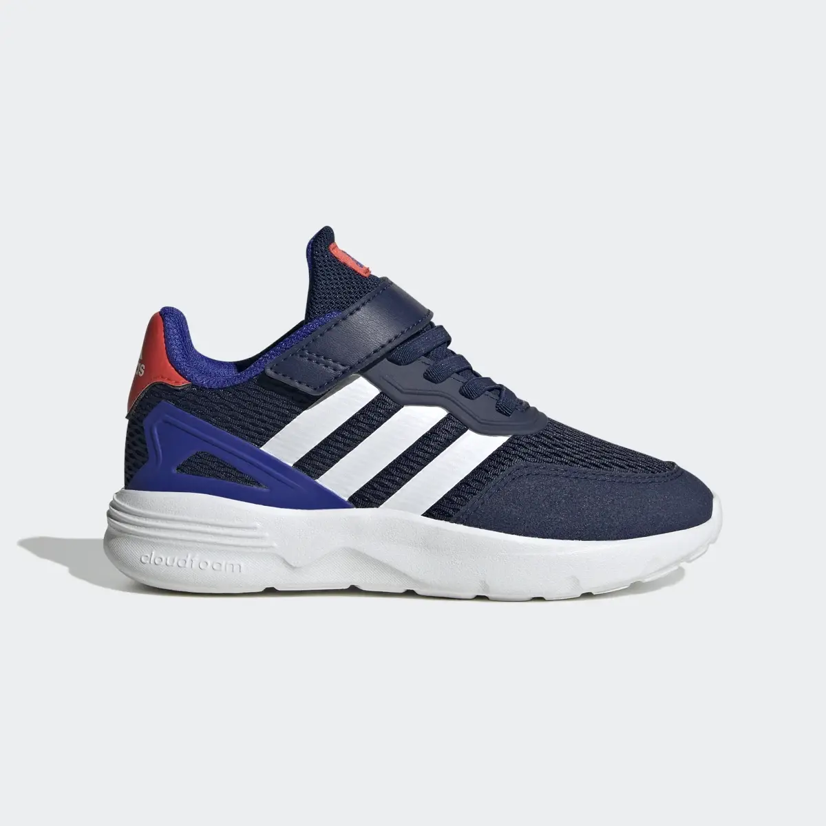 Adidas Nebzed Elastic Lace Top Strap Shoes. 2