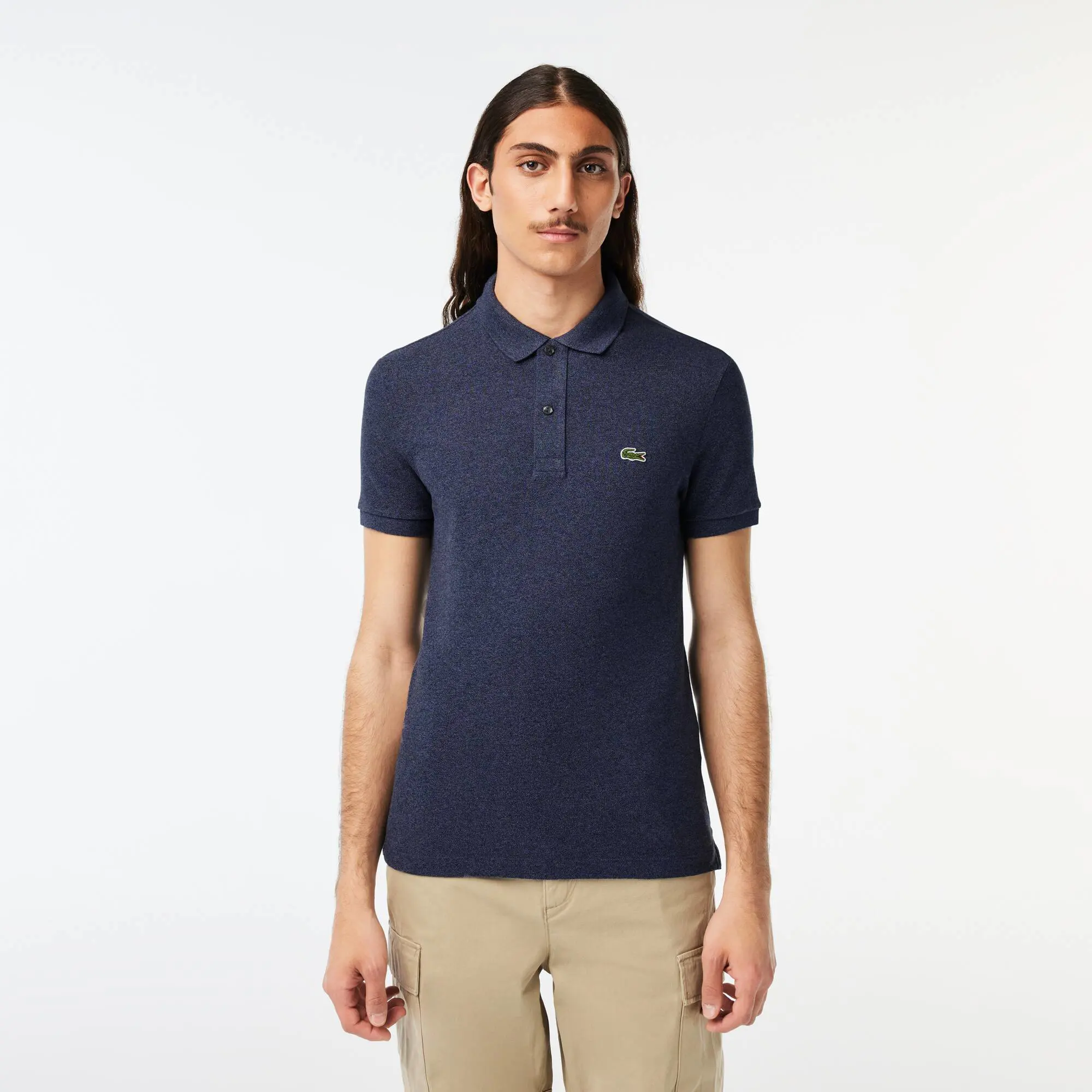 Lacoste Men's Original L.12.12 Slim Fit Petit Piqué Cotton Polo. 1