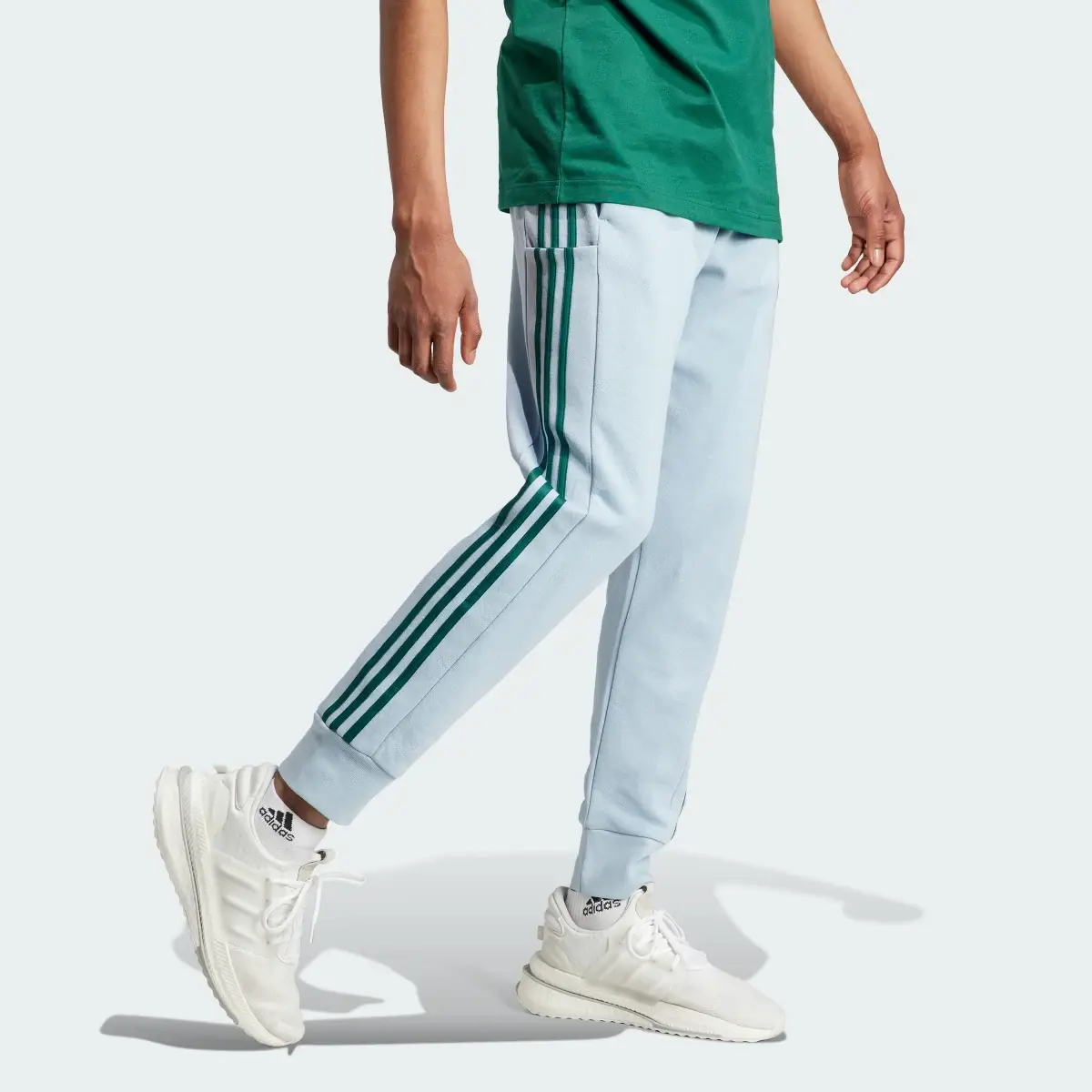 Adidas Essentials French Terry Tapered Cuff 3-Stripes Eşofman Altı. 3