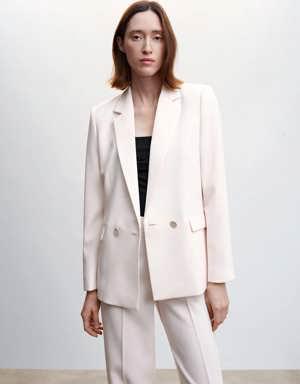 Suit jacket with buttons 