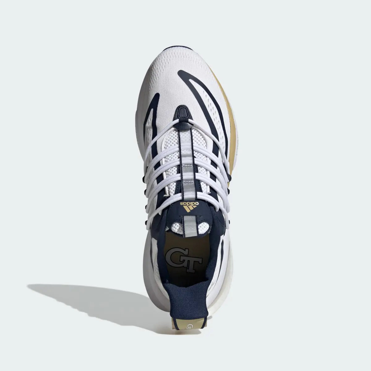 Adidas Georgia Tech Alphaboost V1 Shoes. 3