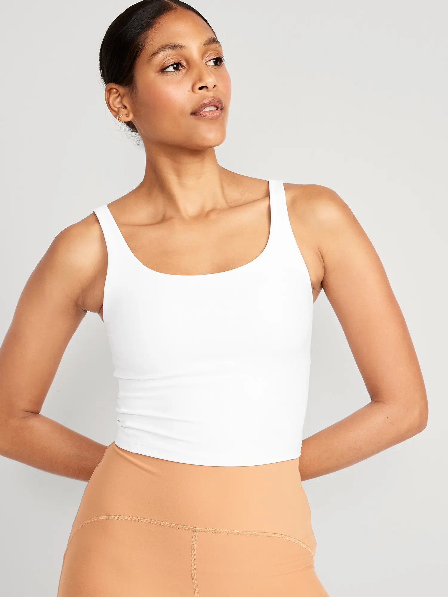 Old Navy - Light Support PowerSoft Textured-Rib Sports Bra for