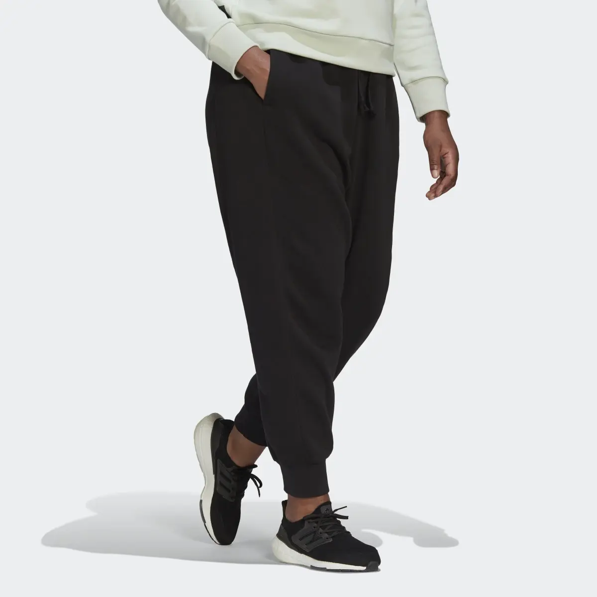 Adidas ALL SZN Fleece Pants (Plus Size). 3