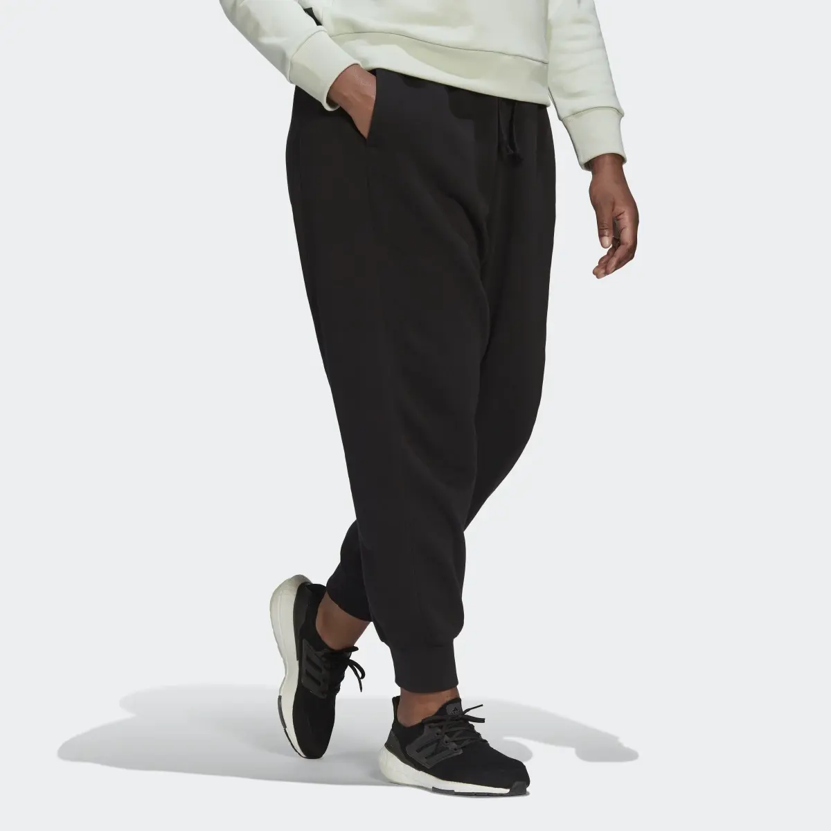 Adidas ALL SZN Fleece Joggers (Plus Size). 3