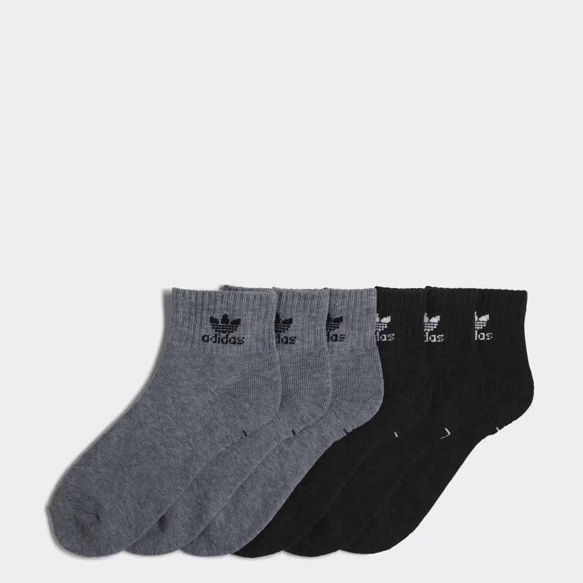 Adidas Quarter Socks 6 Pairs. 1