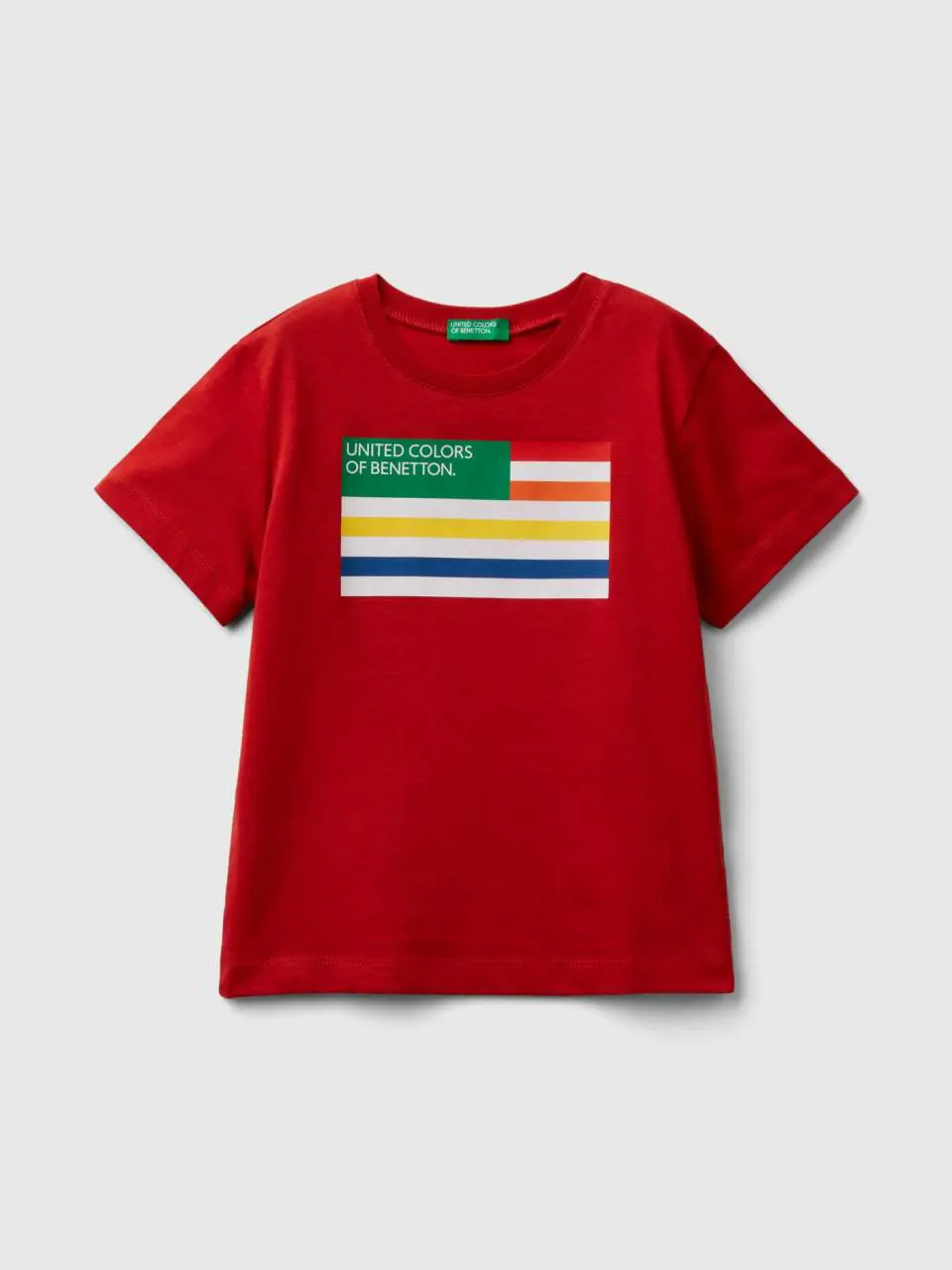 Benetton t-shirt with print in 100% organic cotton. 1