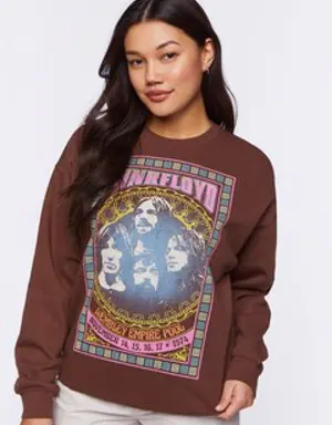 Forever 21 Pink Floyd Graphic Pullover Brown/Multi