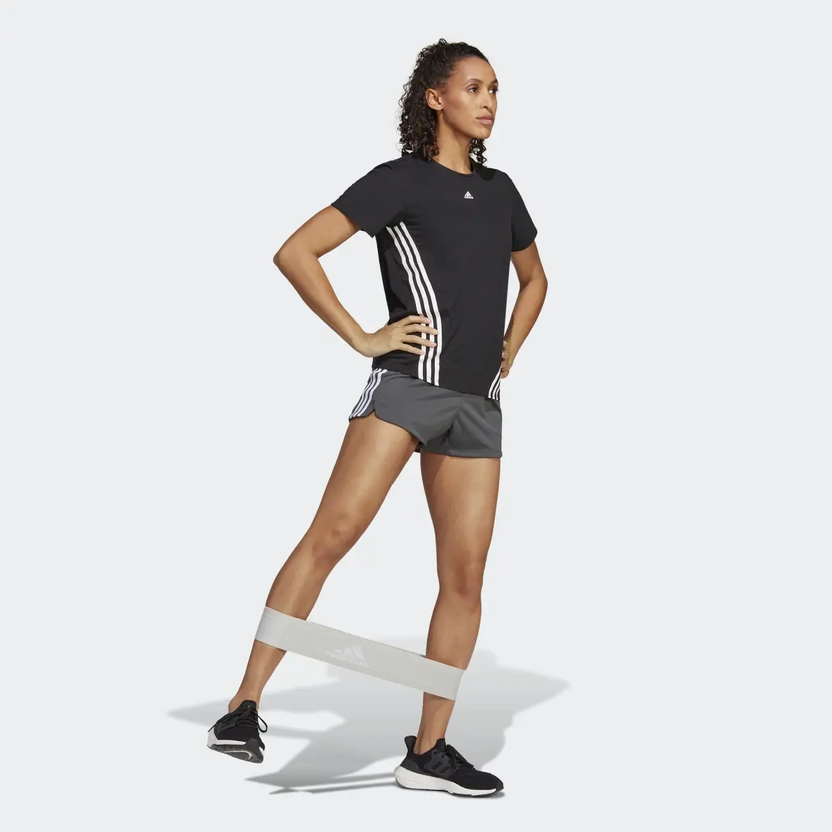 Adidas Pacer 3-Stripes Knit Shorts. 3