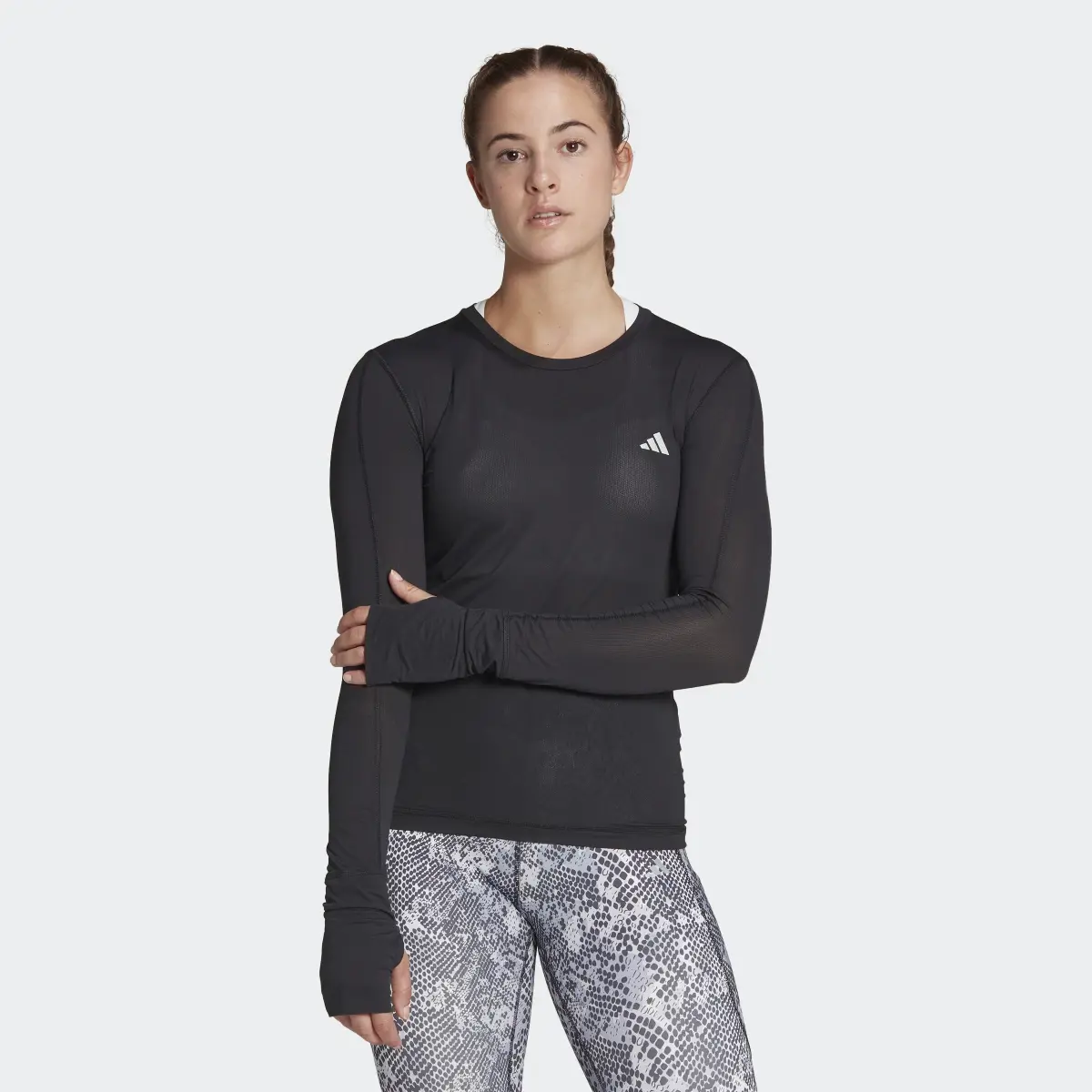 Adidas Fast Running Long-Sleeve Top. 2