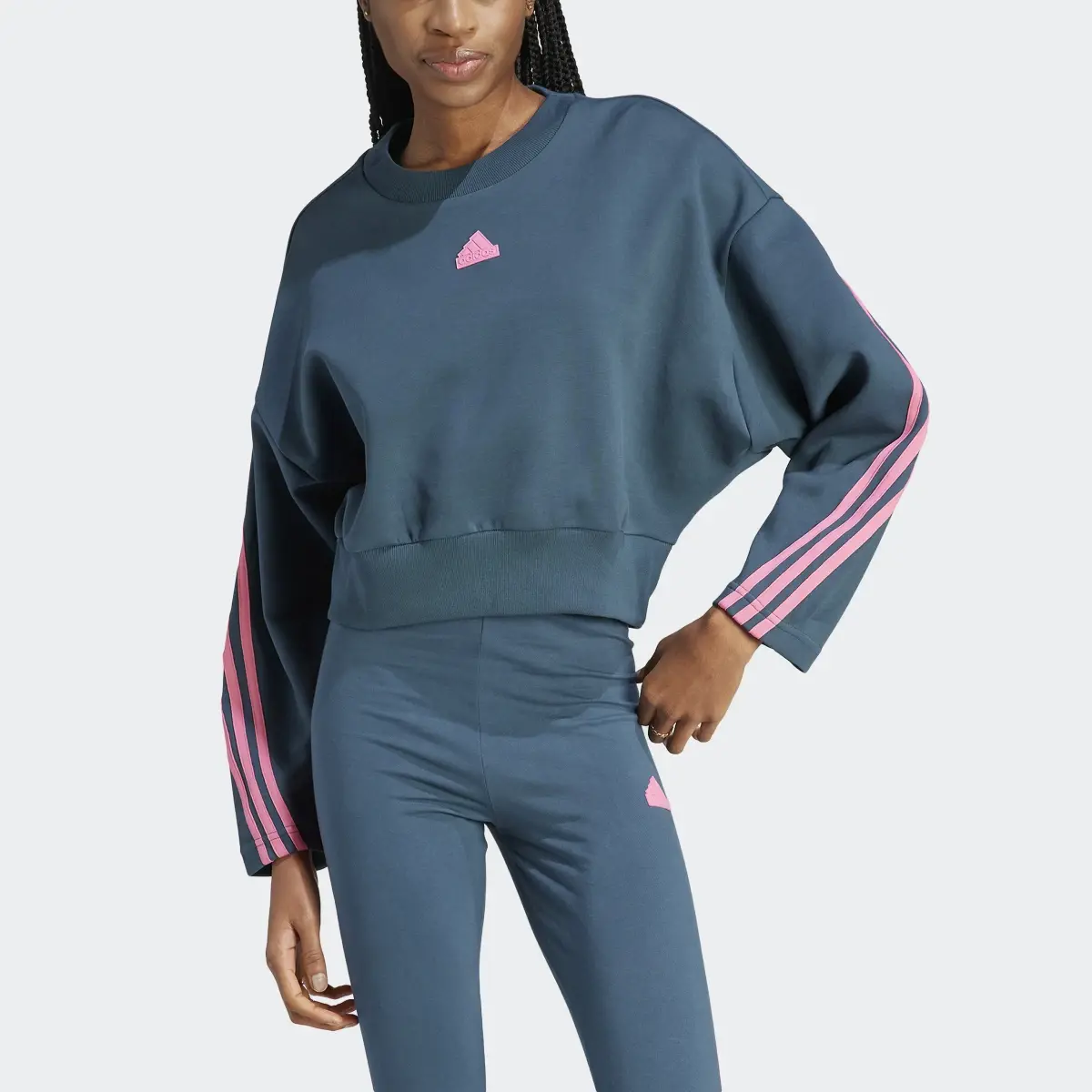 Adidas Future Icons 3-Streifen Sweatshirt. 1