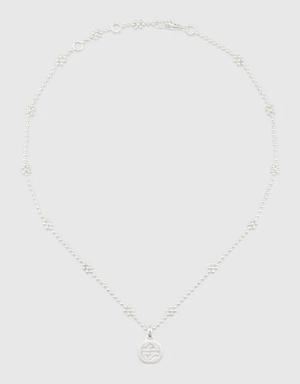 Interlocking G necklace in silver