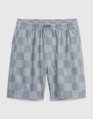 Gap Fit Kids Quick Dry Shorts gray