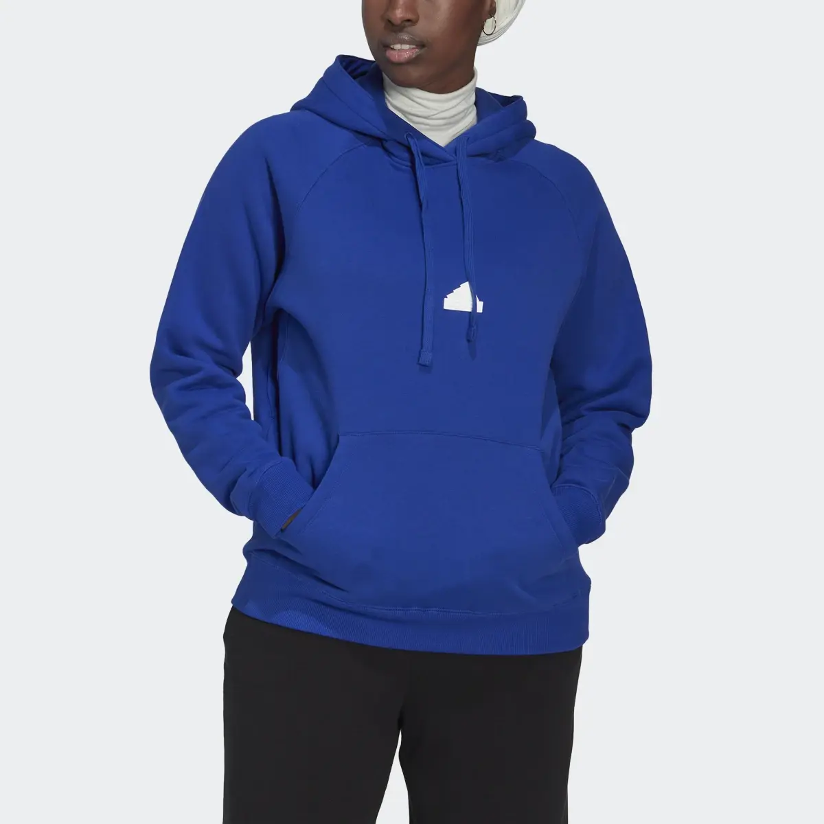 Adidas Oversized Hooded Sweatshirt. 1