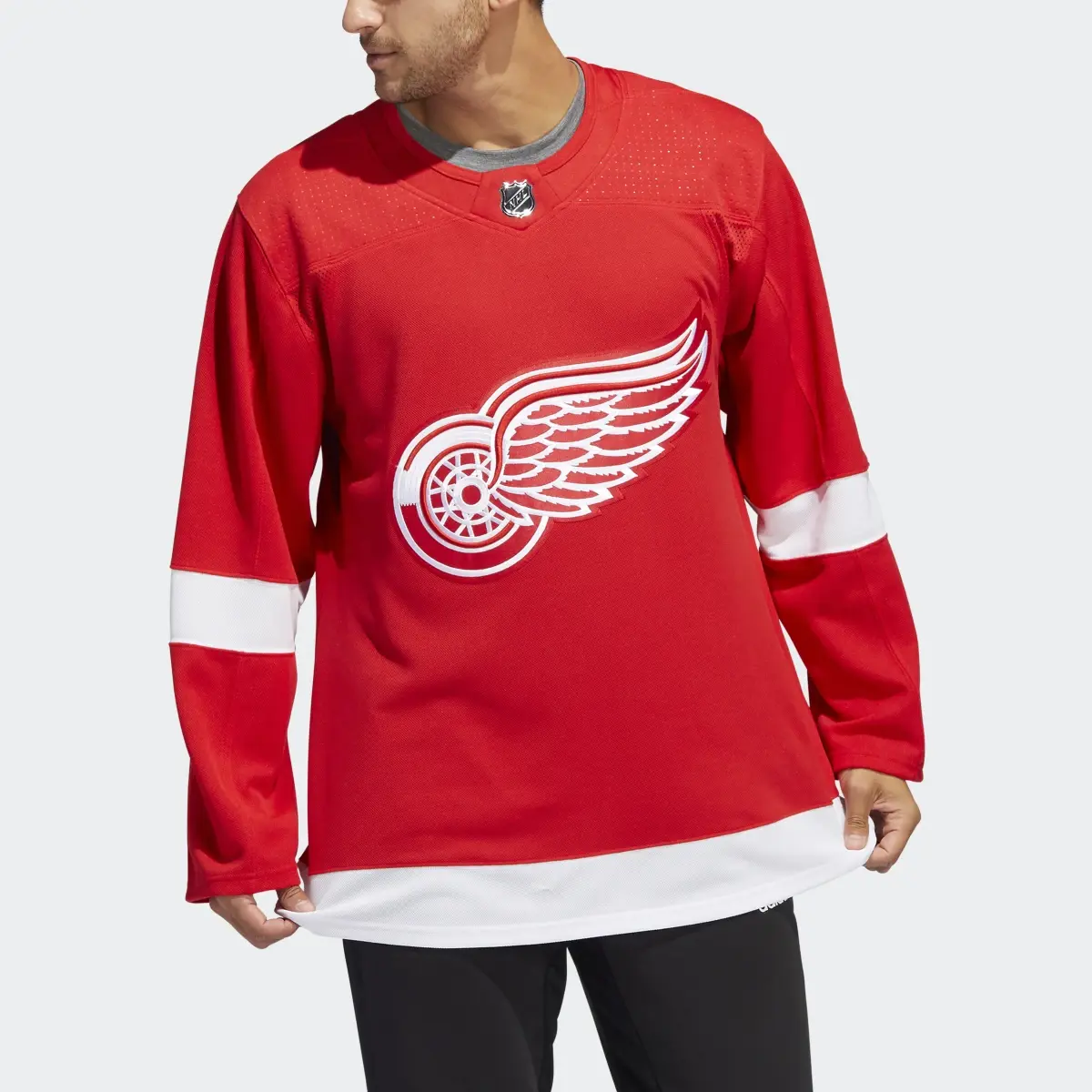 Adidas Red Wings Home Authentic Jersey. 1