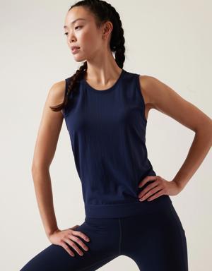 In Motion Seamless Tank blue