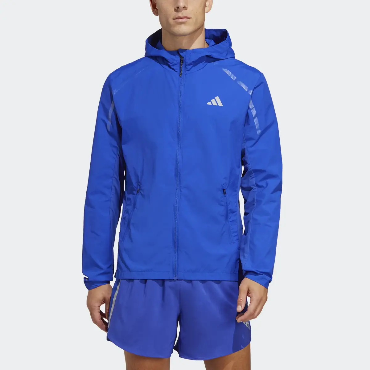 Adidas Marathon Warm-Up Running Jacket. 1