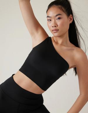 Aurora Seamless One Shoulder Tank black