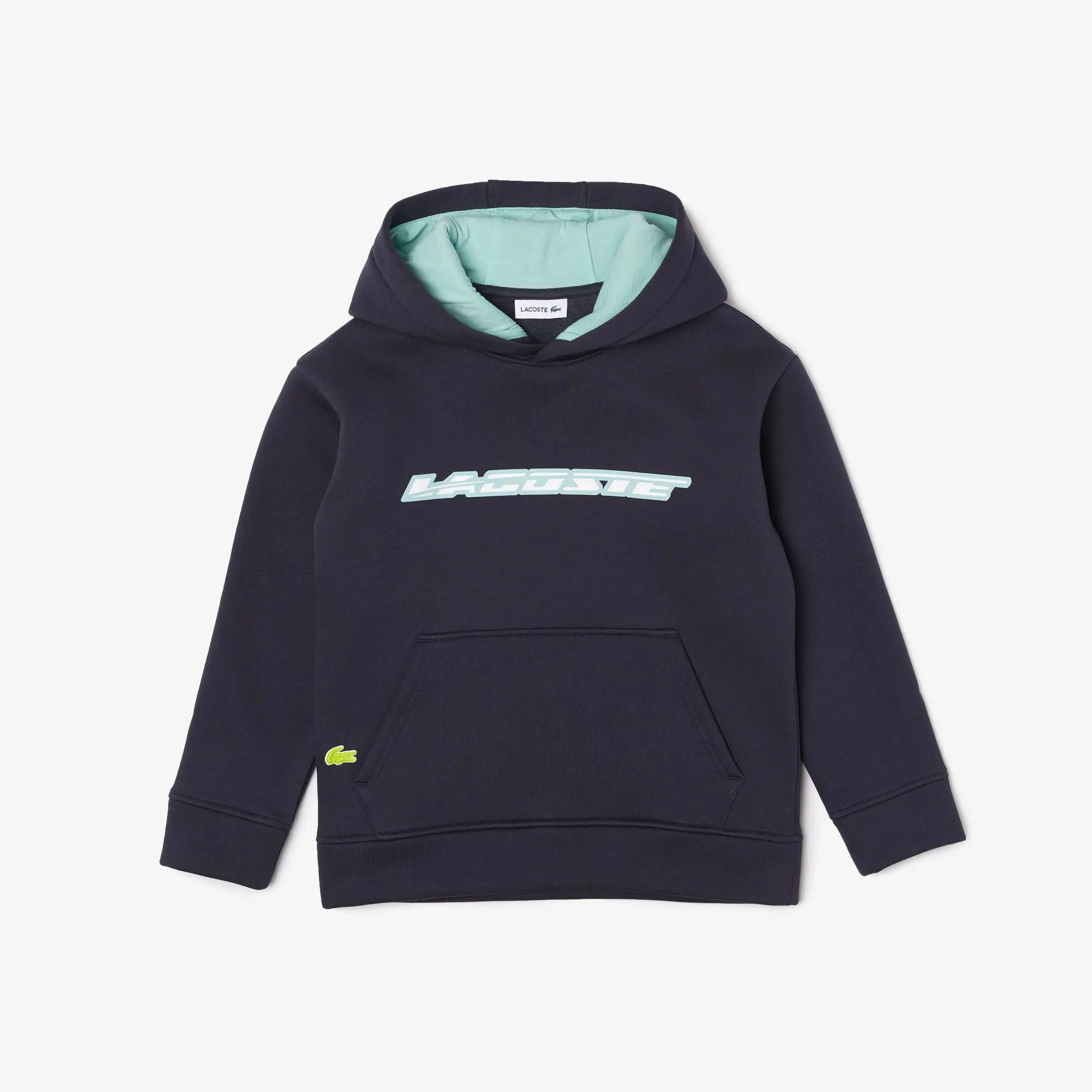 Lacoste Kids’ Lacoste Hoodie with Contrast Branding. 1