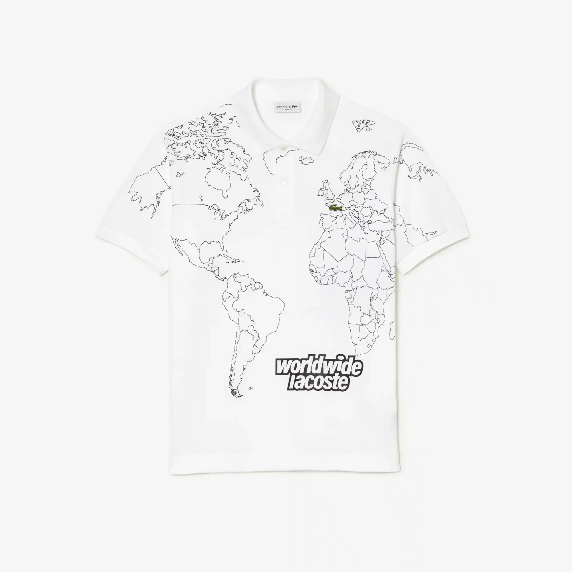 Lacoste Unisex Original L.12.12 Planisphere Polo. 1