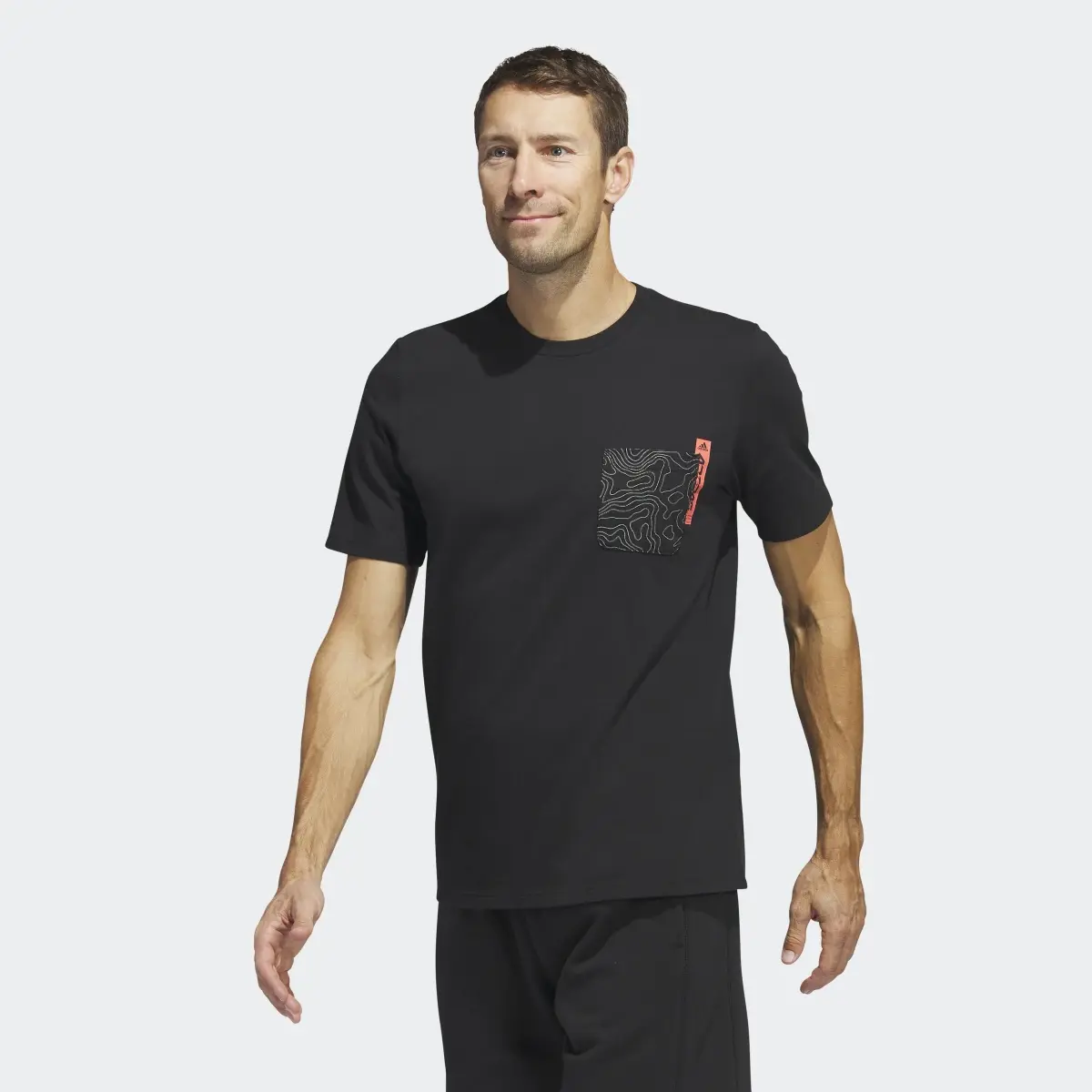 Adidas City Escape Graphic Pocket Tee. 2