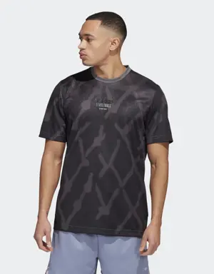 Streetball Allover Print Graphic Tee