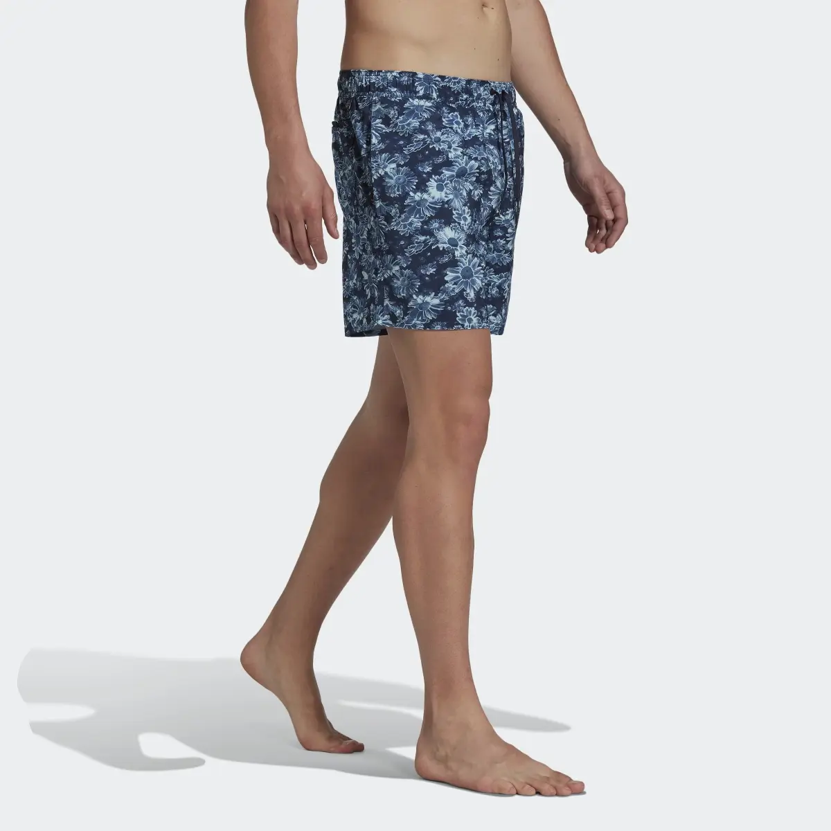 Adidas Short de bain graphique Coupe courte (non genré). 3