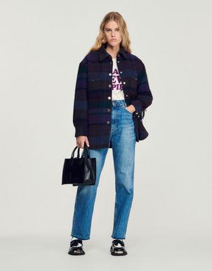 Faded straight-leg jeans Login to add to Wish list