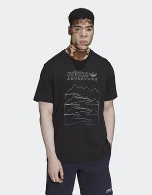 T-shirt adidas Adventure Mountain Front