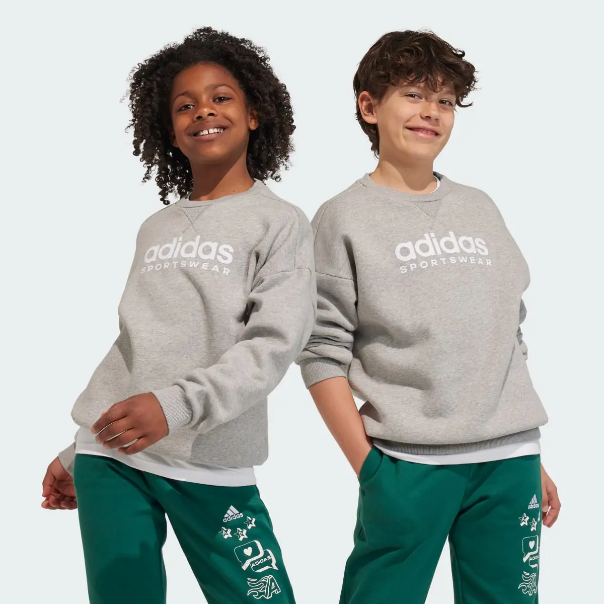 Adidas Felpa Fleece Crew Junior. 1