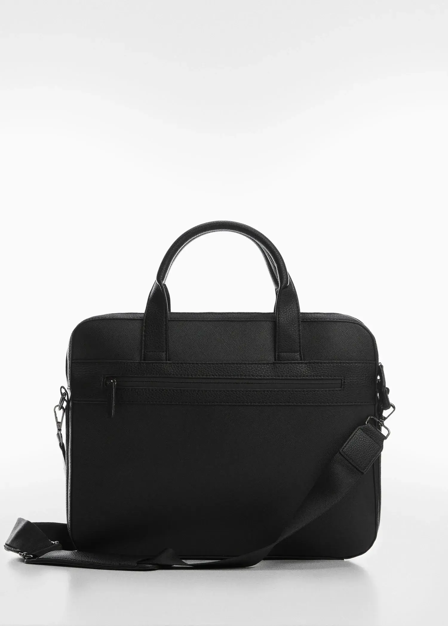 Mango Leather-effect briefcase. 1