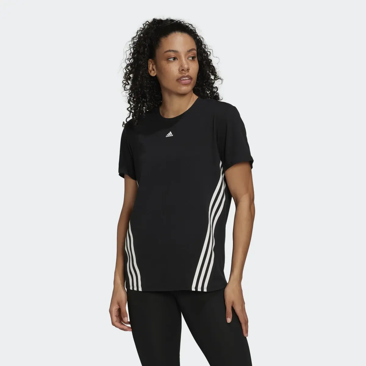 Adidas Trainicons 3-Stripes Tee. 2