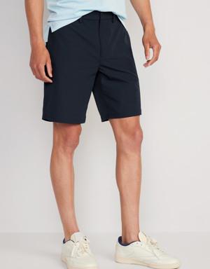 StretchTech Chino Shorts for Men -- 9-inch inseam blue