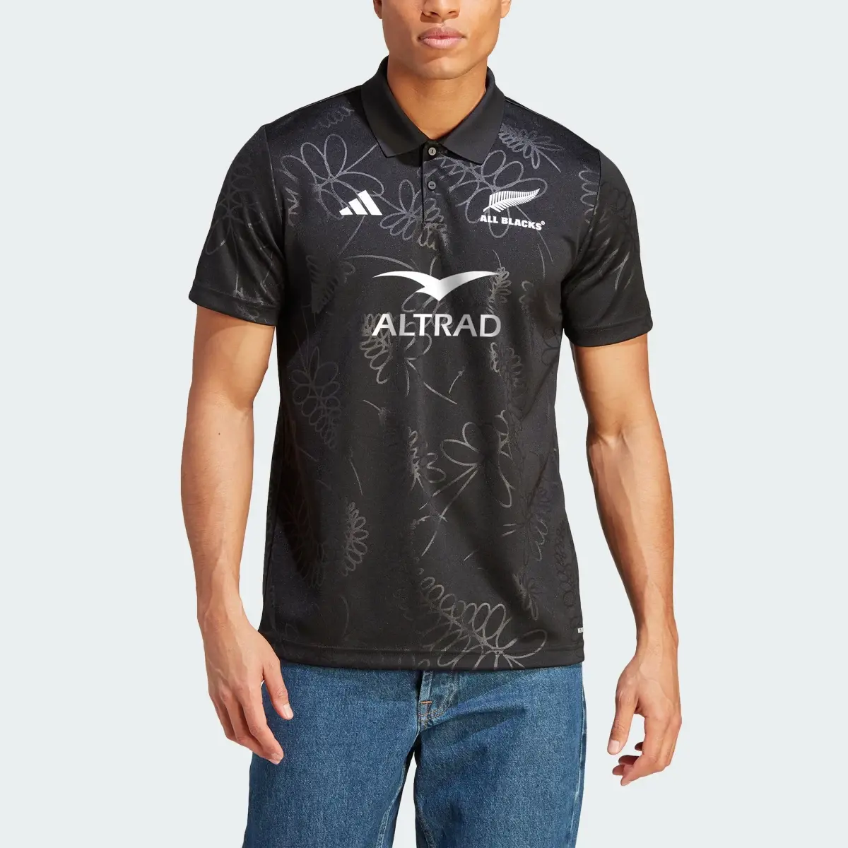 Adidas Koszulka All Blacks Rugby Supporters Polo. 1