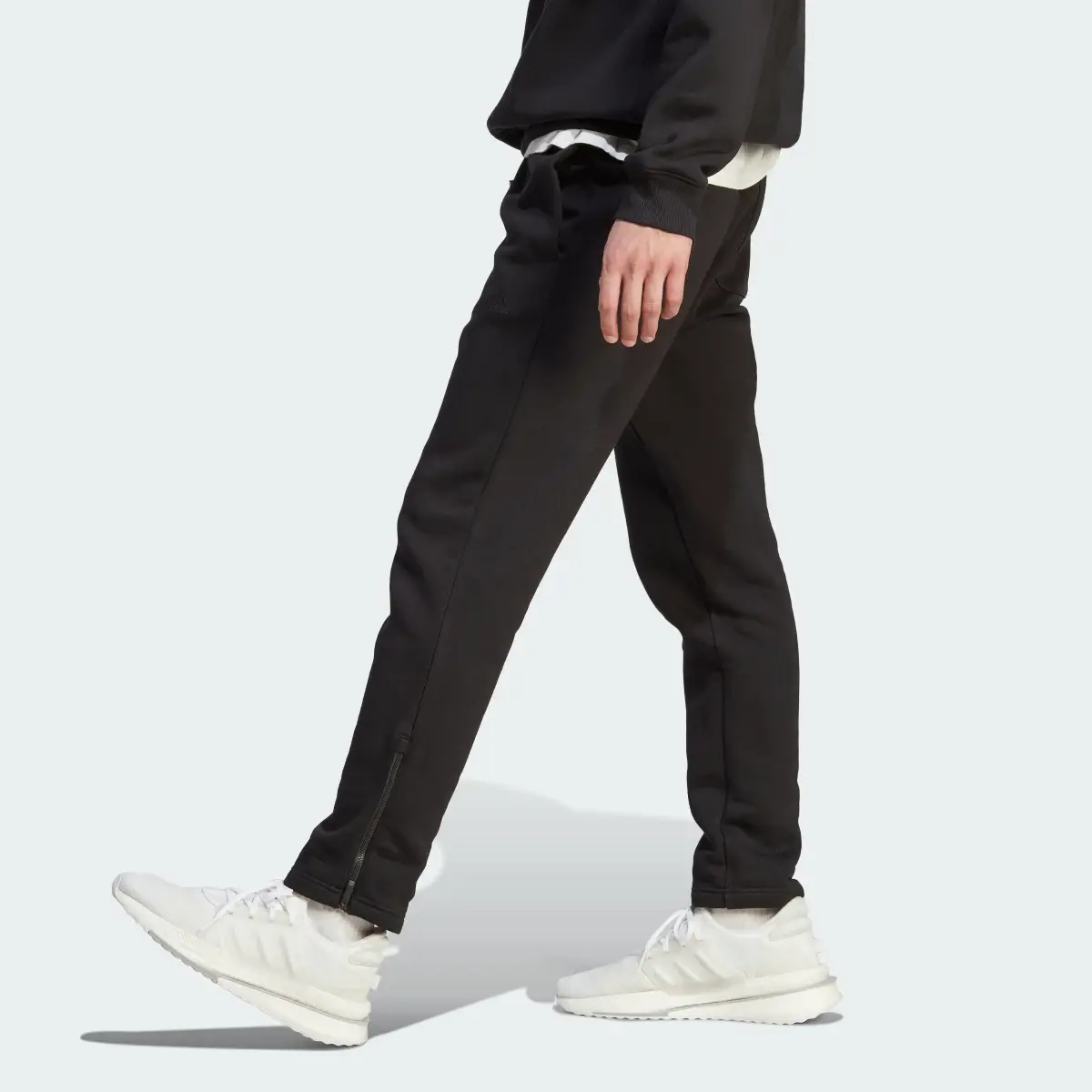 Adidas All SZN Fleece Tapered Pants. 2